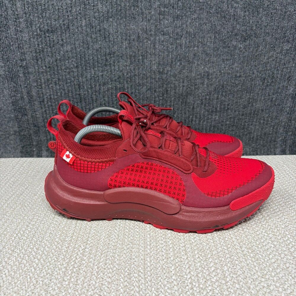 Lululemon Wildfeel Trail Running Shoes x Team Canada Olympics Red Men’s 10